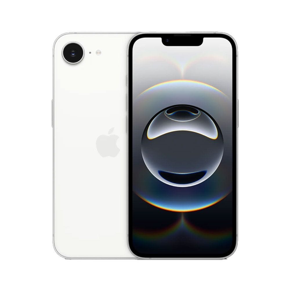ابل iPhone 16e بشريحة اتصال واحدة & شريحة الكترونية، 256 جيجابايت، 8 جيجا رام، شبكة الجيل الخامس - ابيض