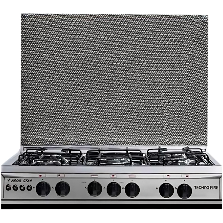 Techno Fire Gas Cooker, 5 burners, , - TF-15-S