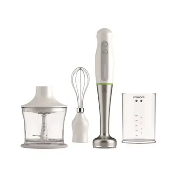 Kenwood Triblade Multifunction Hand Blender 500ml 600 Watt White Silver - ‎HDP109WG ( International Warranty )
