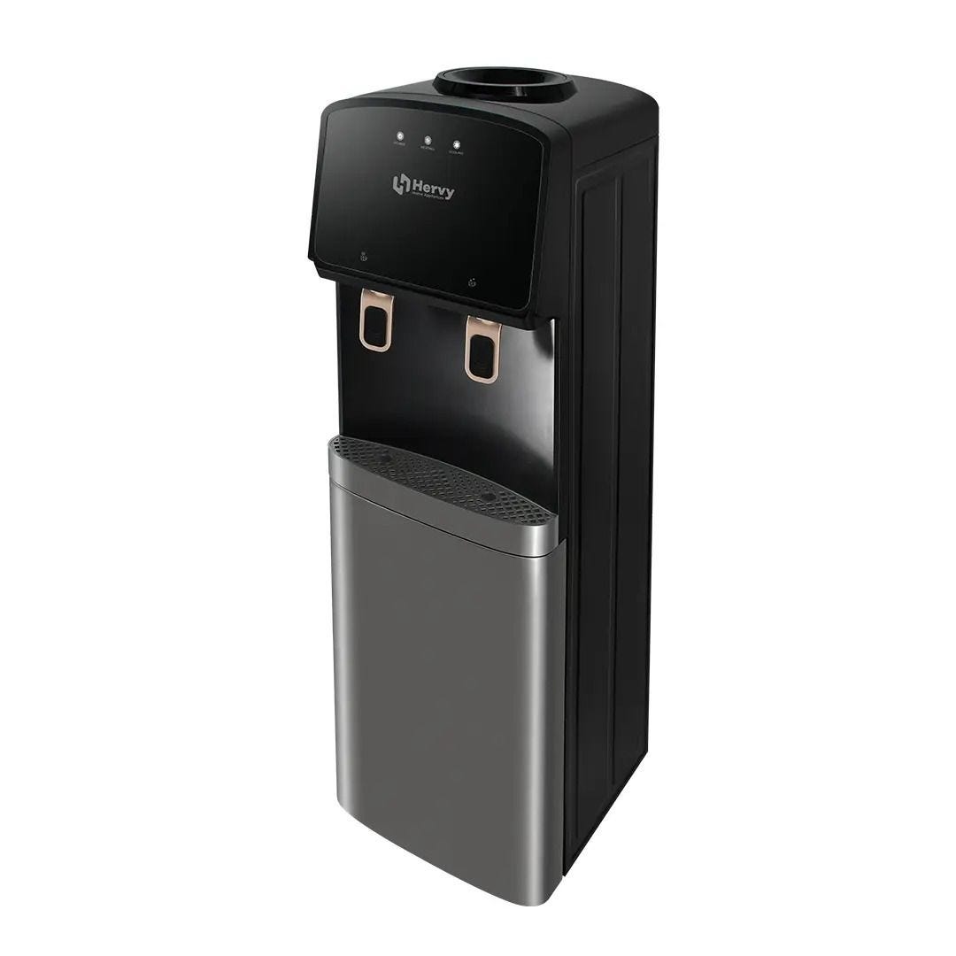 Hervy Water Dispenser Cold Hot Cabinet Stainless Steel Compressor WD-001
