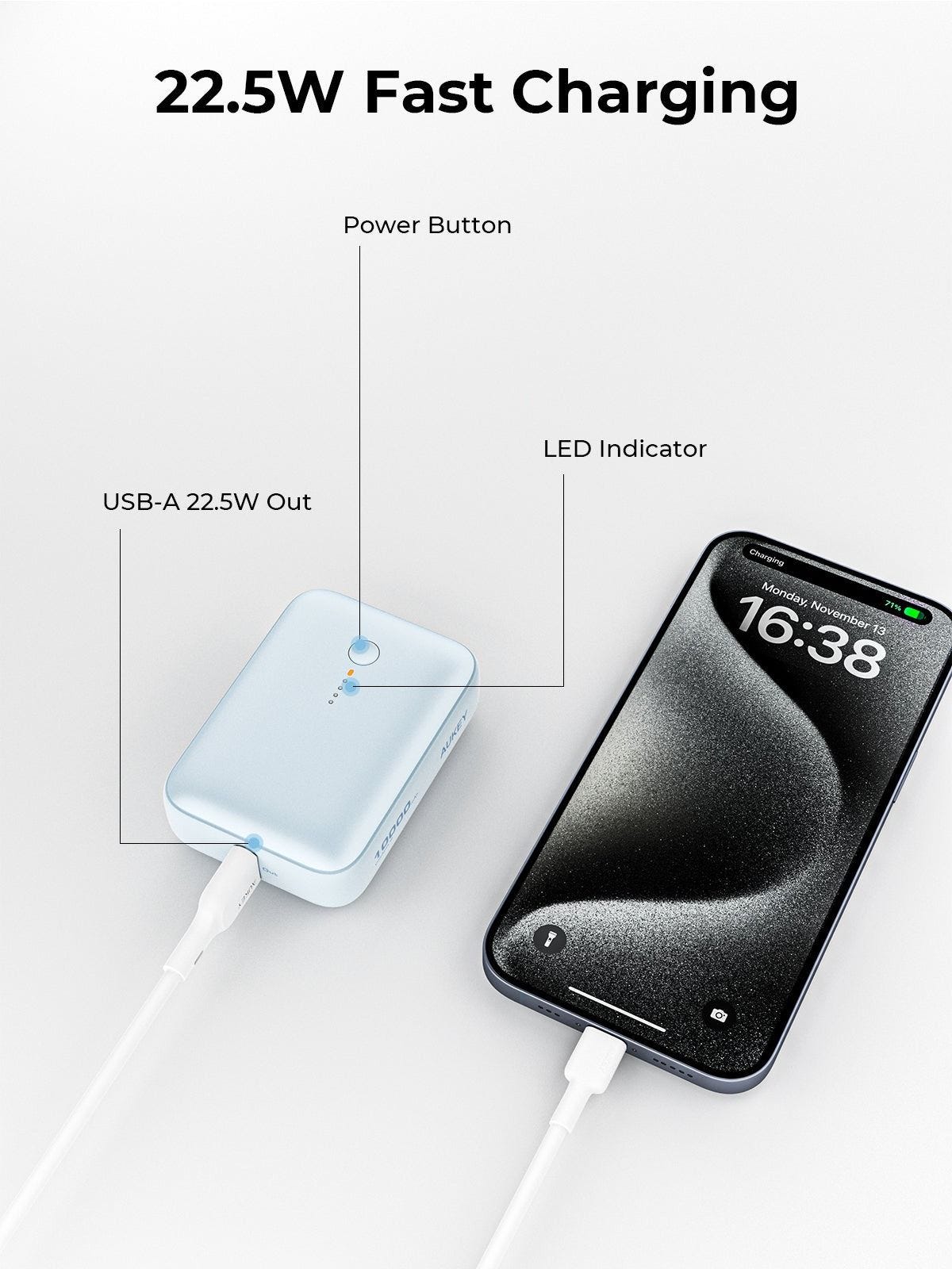 Aukey Spark Mini 5000 (Gray)