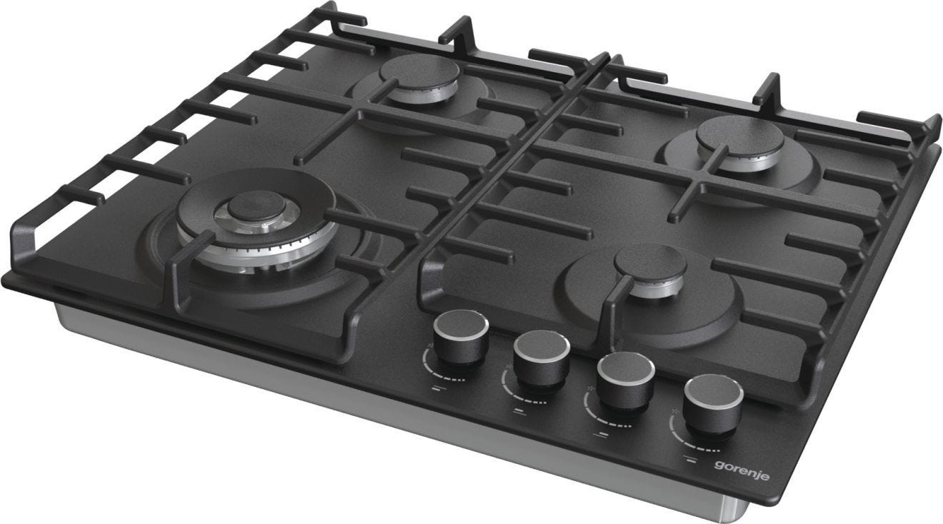 Gorenje Built In Gas Hob, 4 burners, , - GW642AB