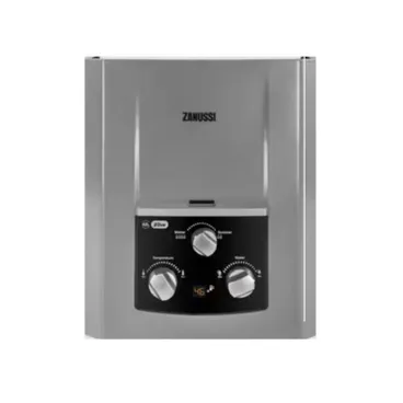 Zanussi Digital Gas Water Heater With Adaptor 6 Liter Silver - 945105570