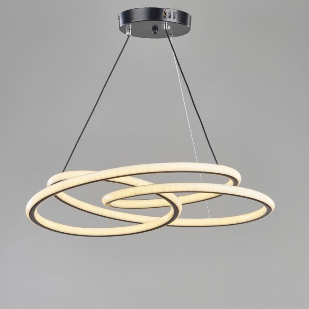 نجفه LED ثلاثية الاضاءة بتصميم حلقات مودرن -من نجفه شوب LCSB7075