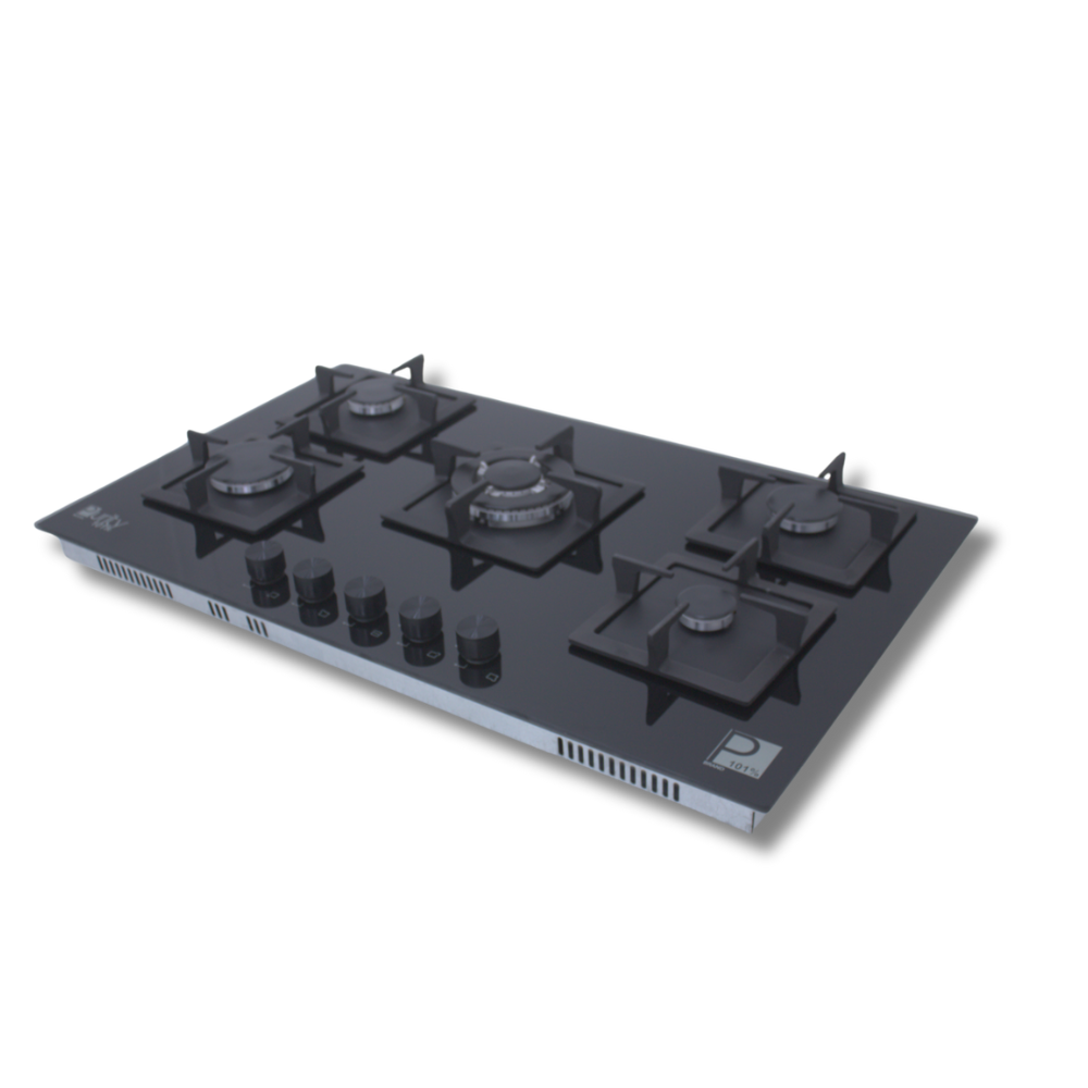 Purity Glass Built-In Gas Hob, 5 burners HPT915G