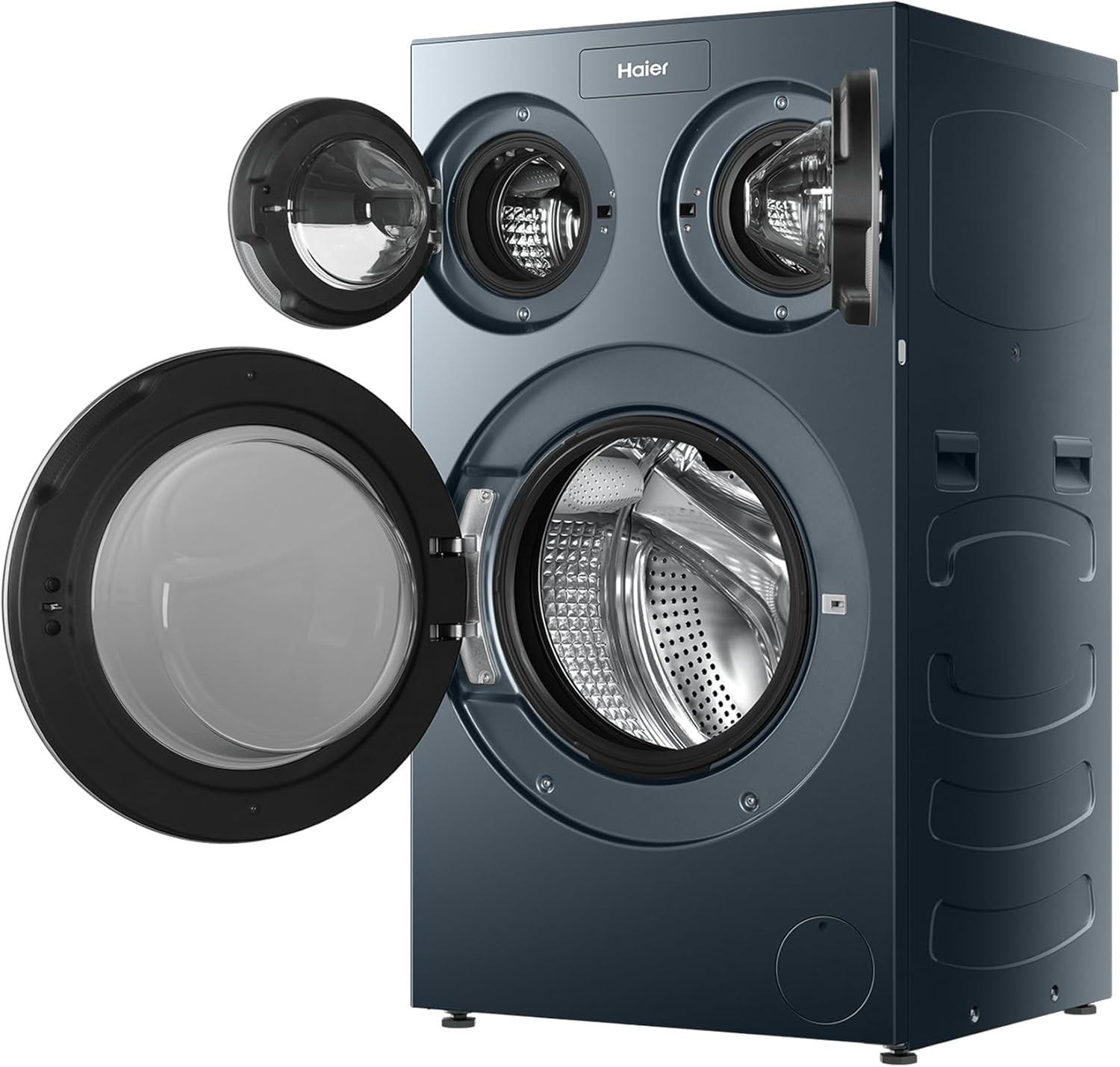 Haier MultiWash Digital Front Load Full Automatic Washing Machine With Inverter Technology HW130-BD14697GNU1 (Blue)