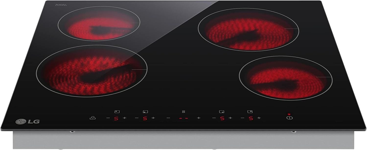 LG Cooktop Built In Electric Hob, 4 burners CBEZ2414B