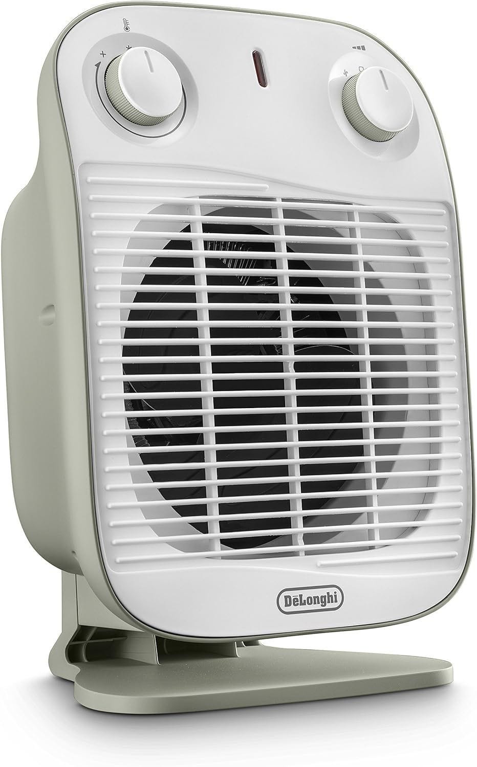 Delonghi HFS50B20 Fan Heater Easily Manage Power Settings and Temperature (Green)