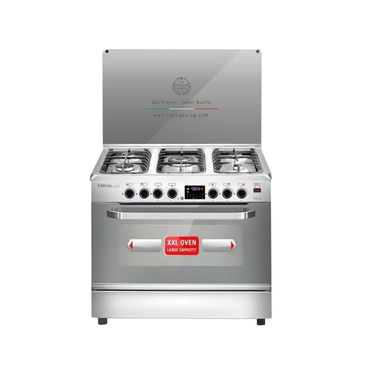 Royal Gas Masterchef PRO Digital Gas Cooker 5 Burners 90 cm - Stainless Steel