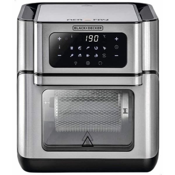 BLACK+DECKER Digital Deep Fryer 12 Liter 1500 Watt Silver - AOF100