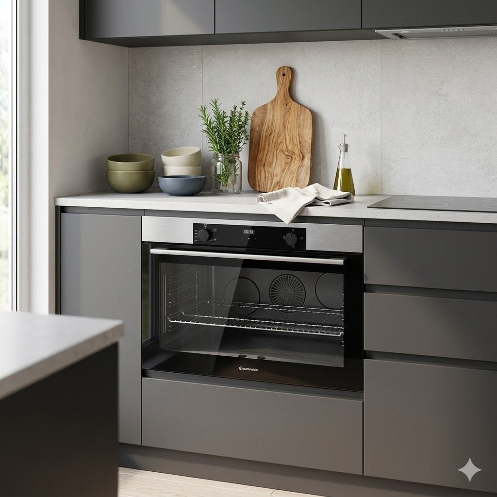 Ecomatic Digital Built-In Gas Oven With Grill, , 120 Liter G9604TDX
