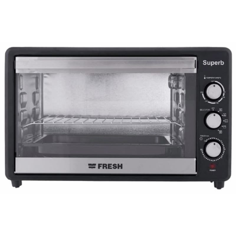 Fresh Electric Oven With Grill, 48 Liter, 2000 Watt, Black - Fresh-500017152