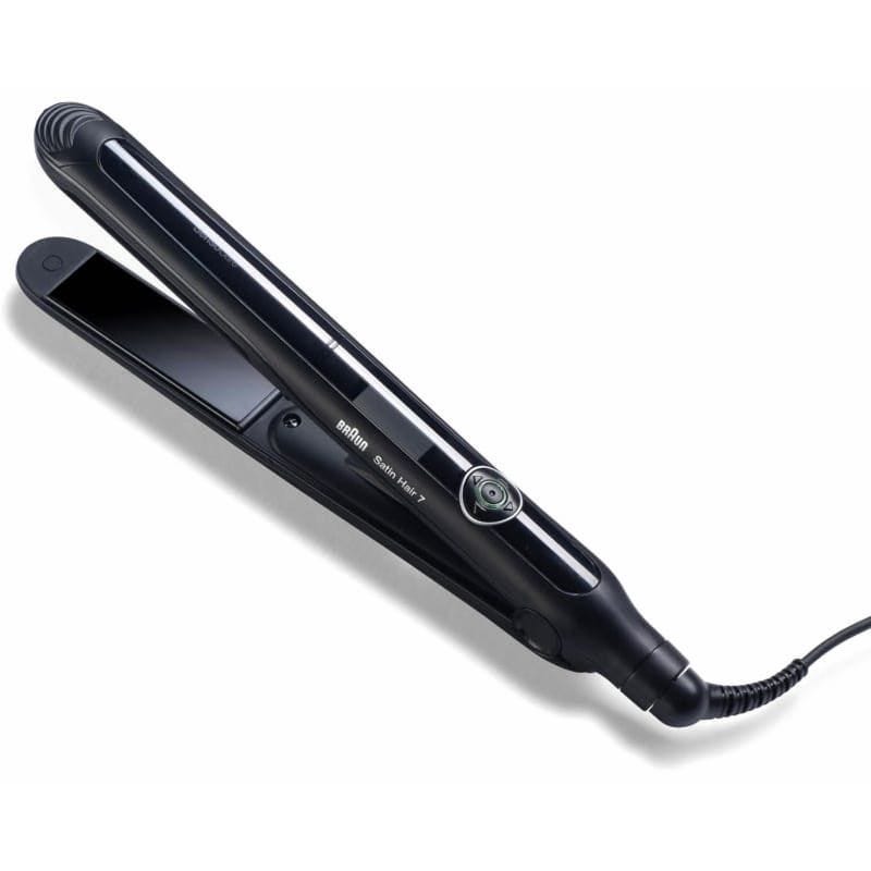 Braun Stain Hair 7 SensoCare Digital Hair Straightener, 200 °C, Black - BRST780E
