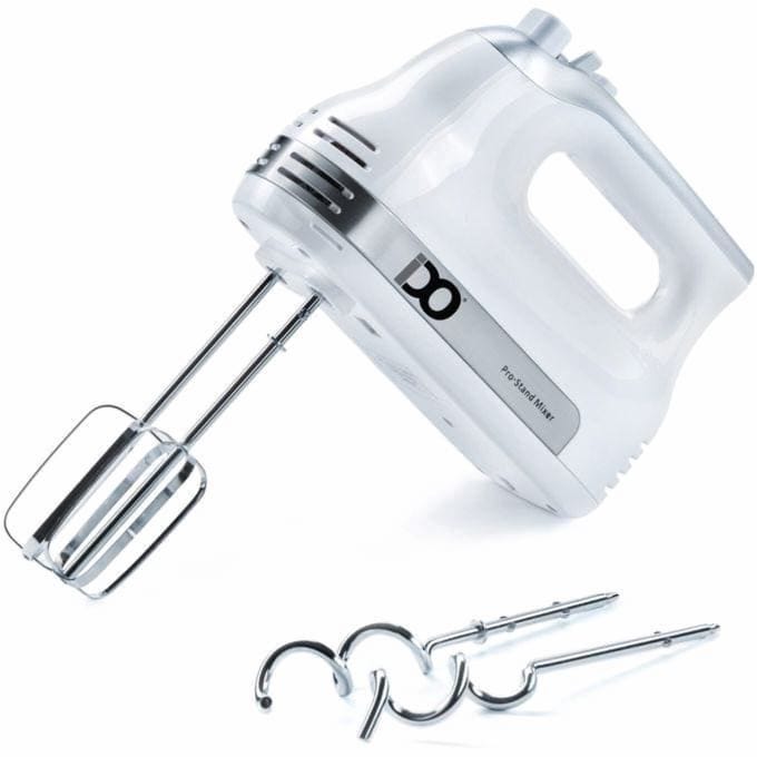 IDO Hand Mixer, 500 Watt, White - HM500-WH