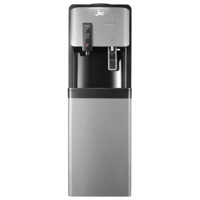 JAC Hot & Cold Water Dispenser With Refrigerator, 2 Taps, Grey Black - NGWD-2225R