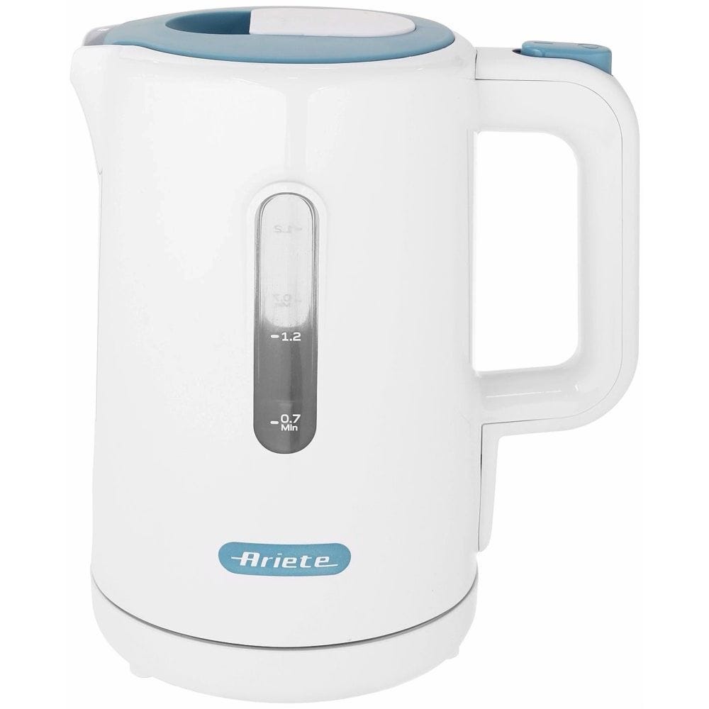 Ariete Plastic Electric Kettle, 1.7 Liter, 2200 Watt, White - 2846