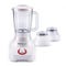 Mienta Countertop Blender With 2 Mills 1.5 Liter 600 Watt White - BL1221A