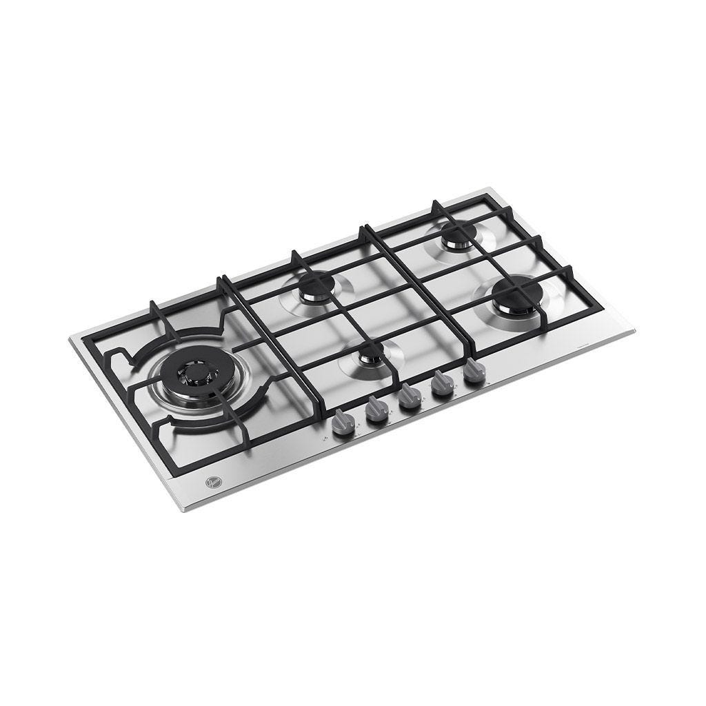 Hoover Built In Gas Hob, 5 burners, , - HHG9WL4K3X EGY