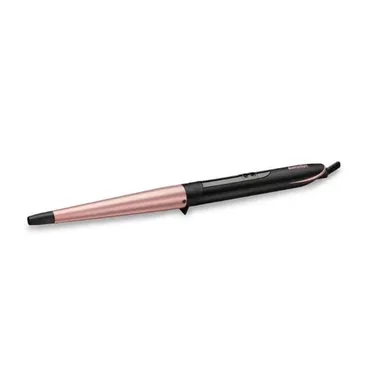 Babyliss Conical Wand Hair Curler Black Rose Gold - C454E ( International Warranty )