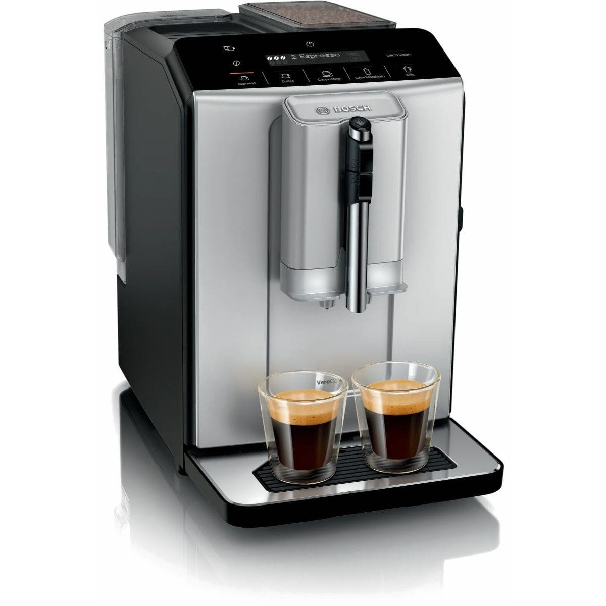 ماكينة تحضير الاسبرسو بوش Series 2 VeroCafe، بقوة 1300 وات، فضي واسود - TIE20301
