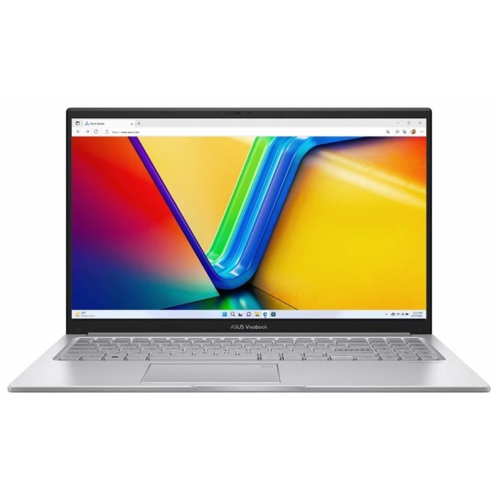 ASUS Vivobook 15 X1504MA-BQL855W Laptop, Intel Core 5 320 Processor, 15.6 Inch FHD Display, 512 GB SSD, 8 GB RAM DDR5, Intel Graphics, Win11 Home, Cool Silver - 90NB17I2-M00T40
