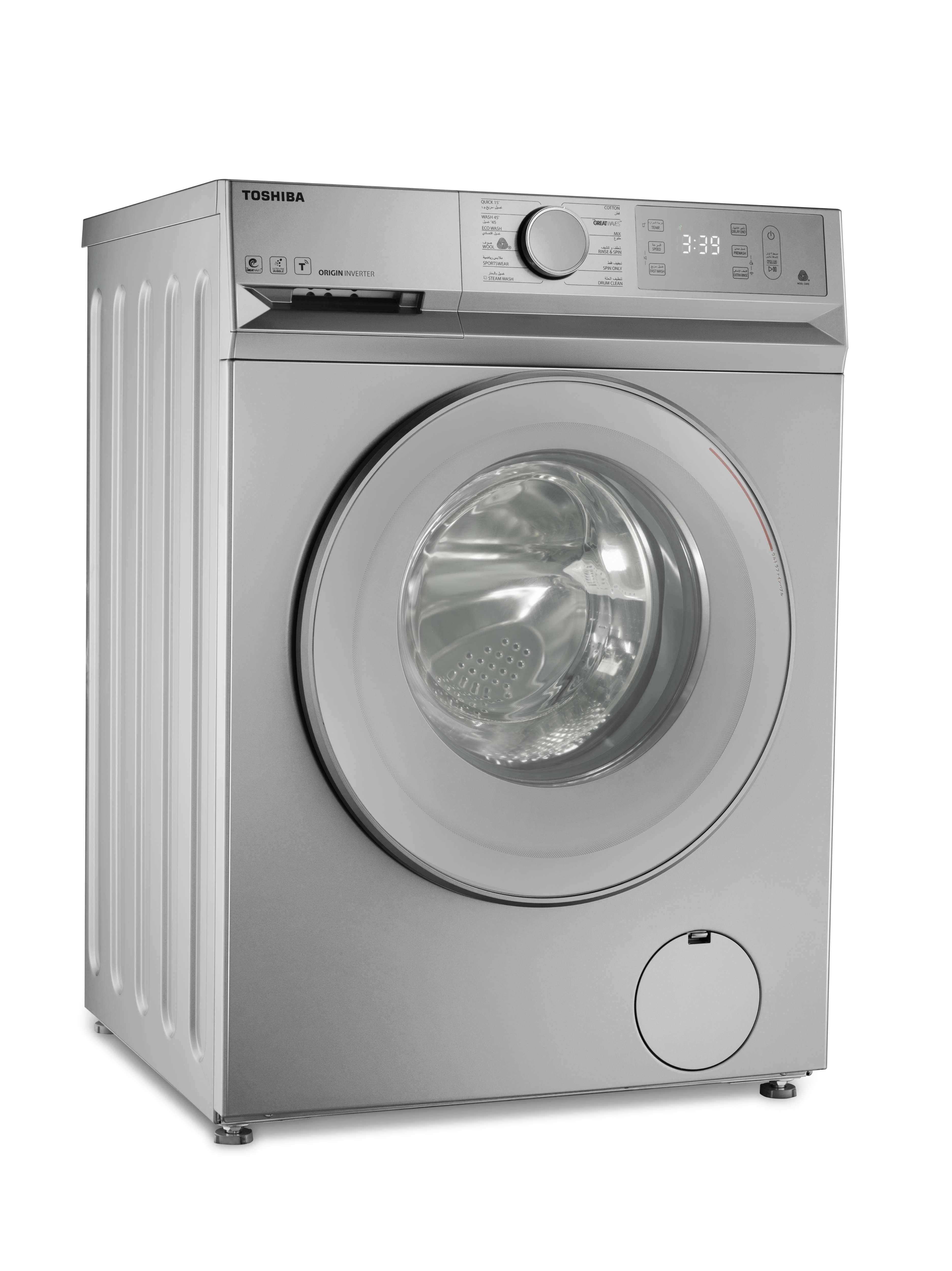 TOSHIBA Front Load Full Automatic Washing Machine With Inverter Technology, , - TW-BL90A4EG
