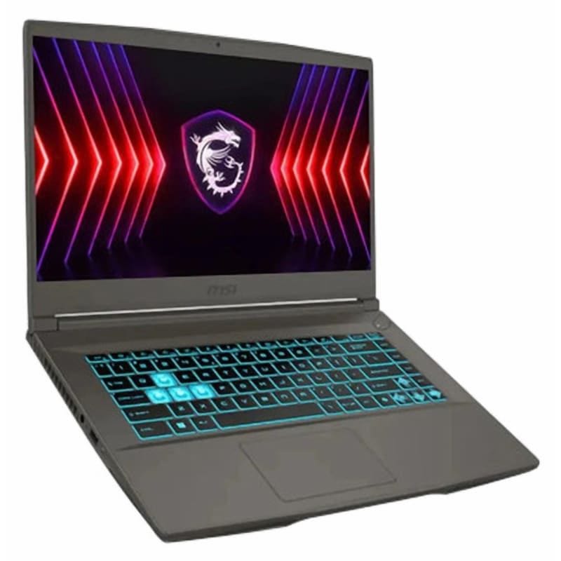 لابتوب جيمينج ام اس اي Thin 15 B13VE، بروسيسور انتل كور i7-13620H، شاشة 15.6 بوصة FHD، هارد 512 جيجابايت SSD، رام 16 جيجابايت DDR4، نفيديا GeForce RTX 4050 جرافيكس 6 جيجابايت، دوس، رمادي كوزموس - 9S7-16R831-3481