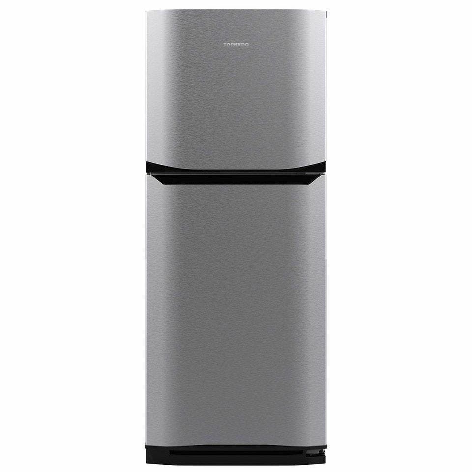 TORNADO No Frost Refrigerator With Inverter Technology, 395 Liter, Silver - RF-51FTV-SL