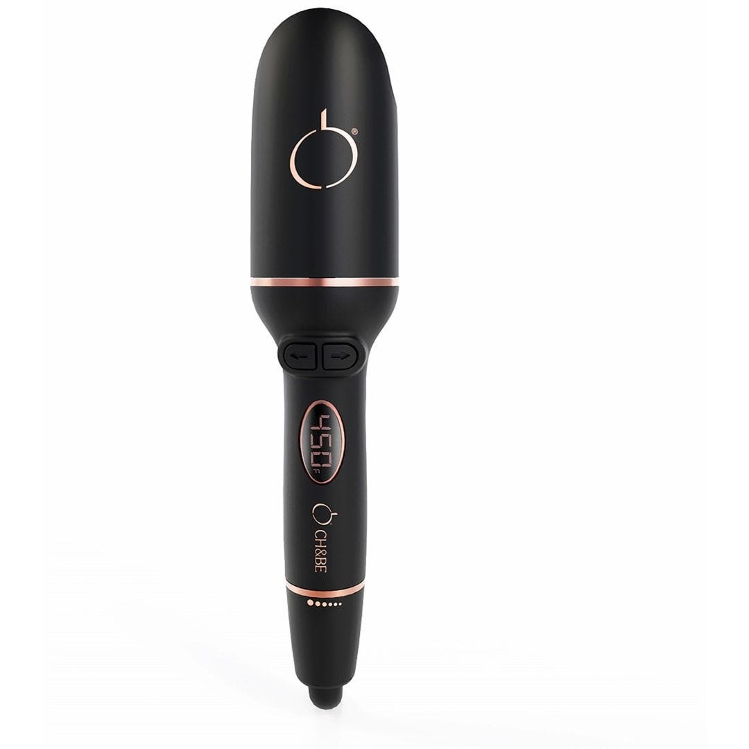 CH&BE Instant Digital Hair Curler, 5 Heat Levels - Black Rose Gold
