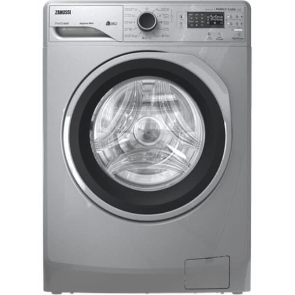 Zanussi Perlamax Digital Front Loading Full Automatic Washing Machine 6 Kg Silver - ZWF6240SS5