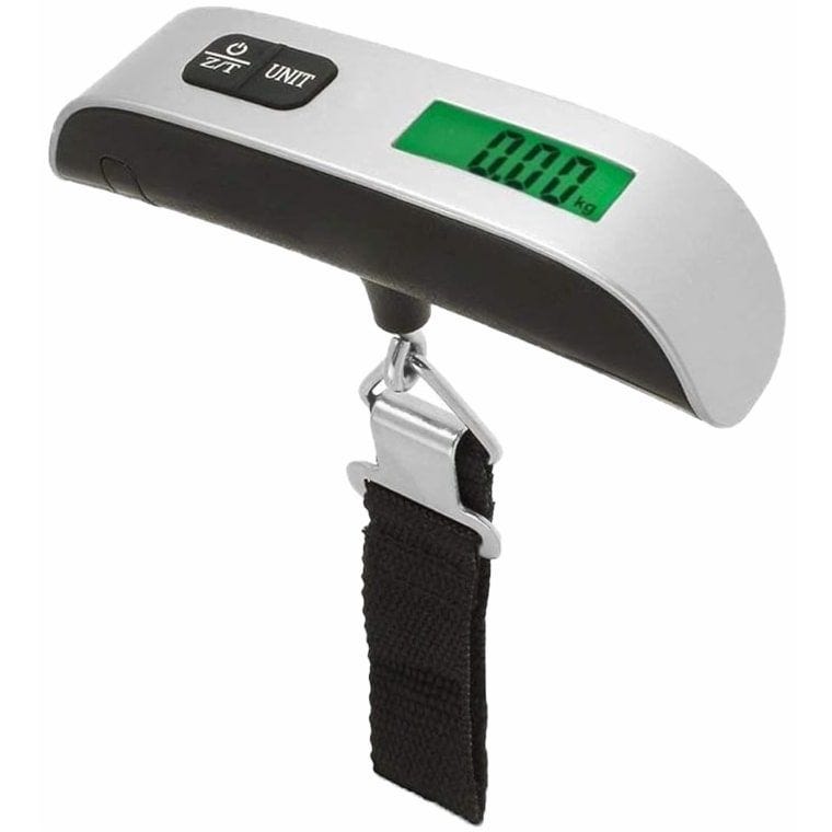 Utopia Digital Luggage Scale, 50 KG , Silver Black - KC-29 ( International Warranty )