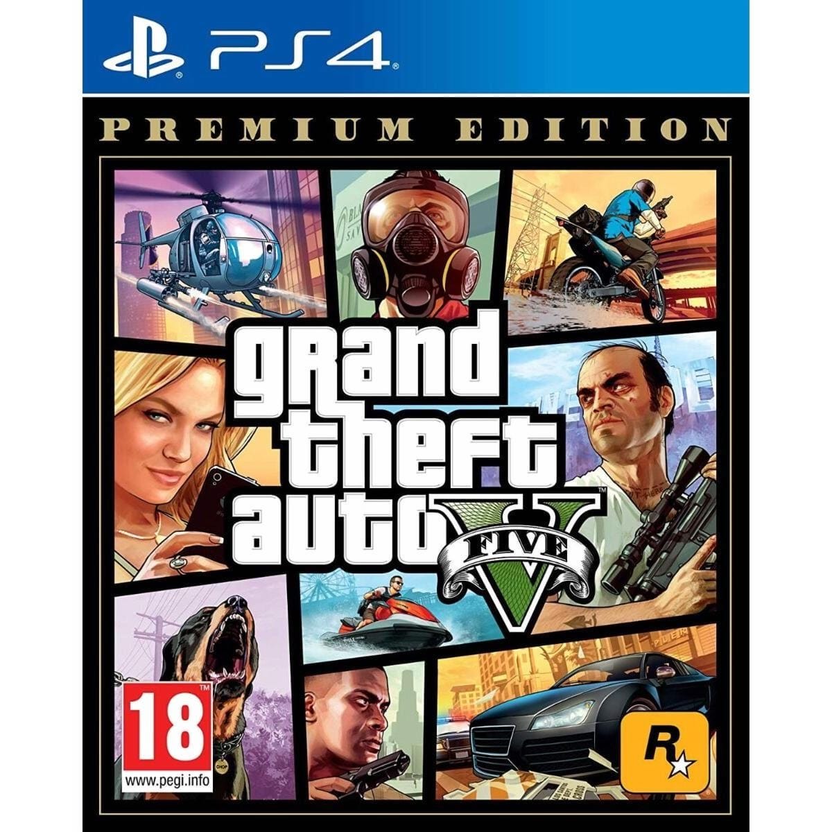 لعبة Grand Theft Auto V: Premium Edition لبلاي ستيشن 4