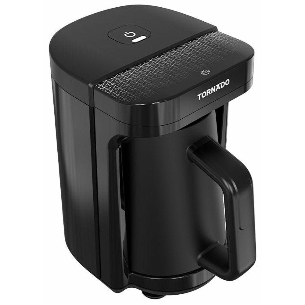 TORNADO Turkish Coffee Maker, 535 Watt, 330ml, Black - TCME-100-ESBL