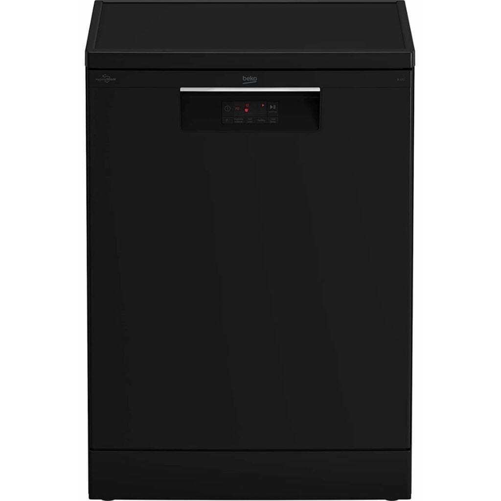Beko Digital Dishwasher 14 Place Settings 5 Programs Black - BDFN15420B