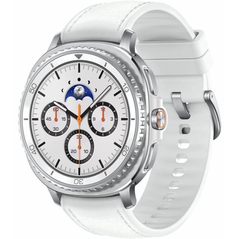 SAMSUNG Galaxy Watch8 Classic 46mm Smart Watch for Unisex, Super AMOLED Display, 1.3 Inch, White - SM-L500NZWAMEA