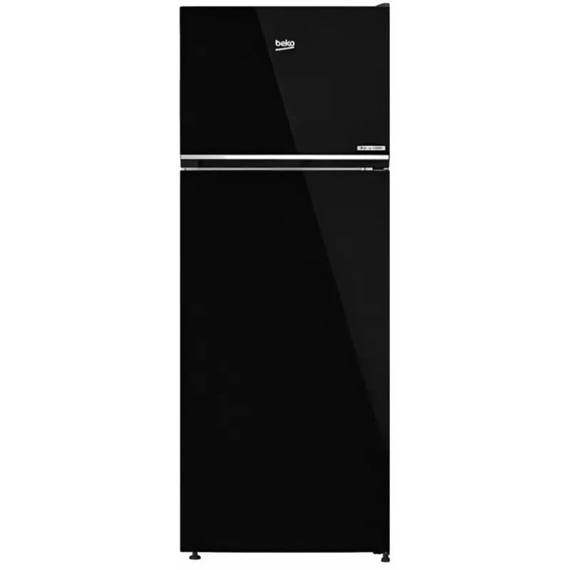 Beko No Frost Refrigerator, 350 Liter, Black - RDN350M20SXEGB
