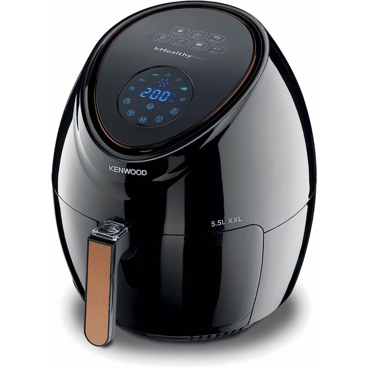 Kenwood Air Fryer 5.5 Liter 1800 Watt Black - HFP50.000BK