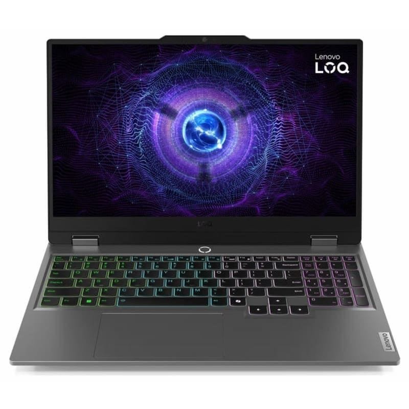 Lenovo LOQ 15IAX9 Laptop, Intel Core i5-12450HX Processor, 15.6 Inch FHD Display, 512 GB SSD, 12 GB RAM DDR5, NVIDIA GeForce RTX 2050 4 GB Graphics, Win11 Home, Luna Grey - 83GS00SKED