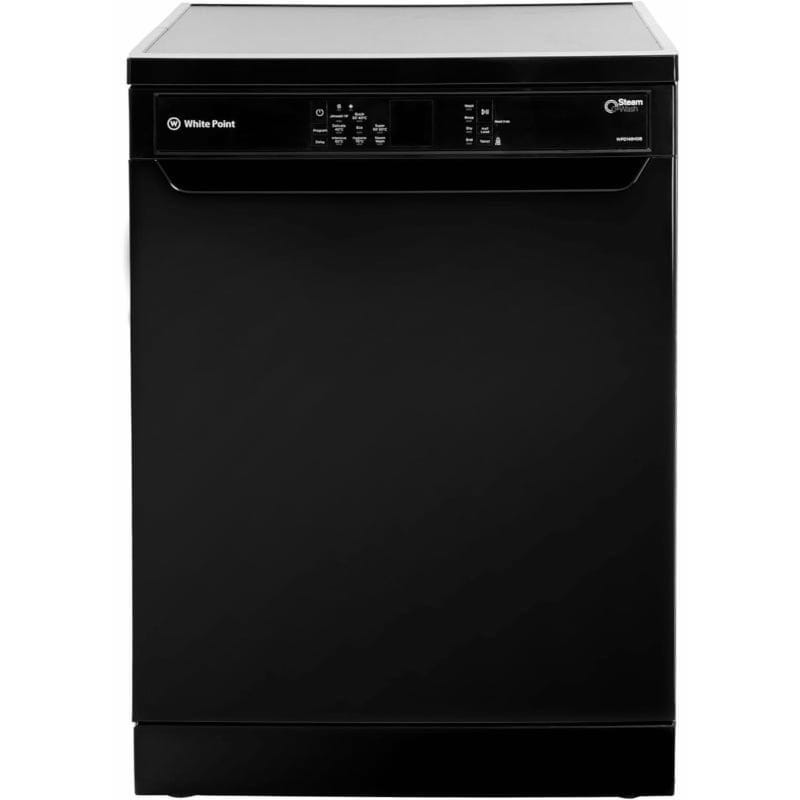 White Point Digital Dishwasher 14 Place Settings 8 Programs Black - WPD148HDB
