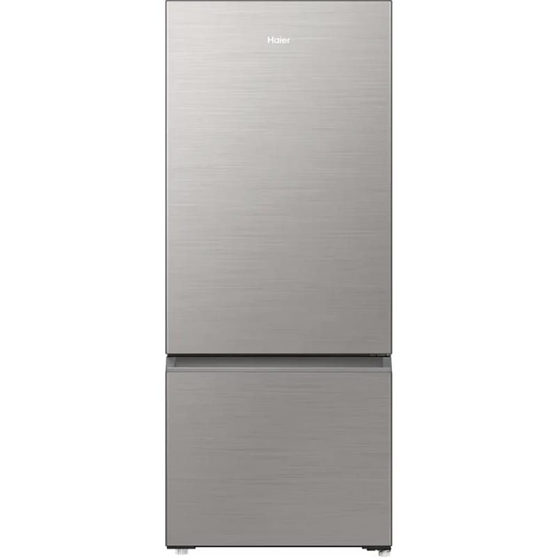 Haier Combi No Frost Refrigerator With Inverter Technology, 433 Liter, Silver - HRF-460BMSM