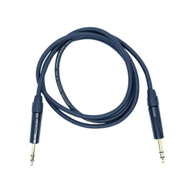 TRS to TRS Audio Cable 1.5 Meter - Black