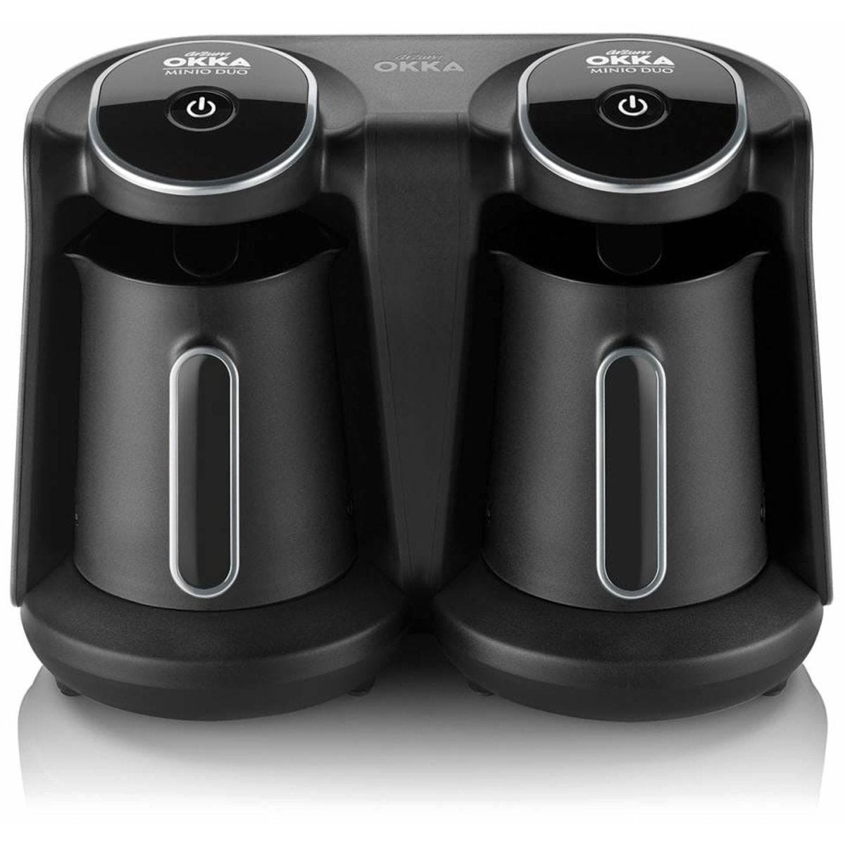 Arzum OKKA Minio Duo Turkish Coffee Maker, 880 Watt, Black - OK006-k