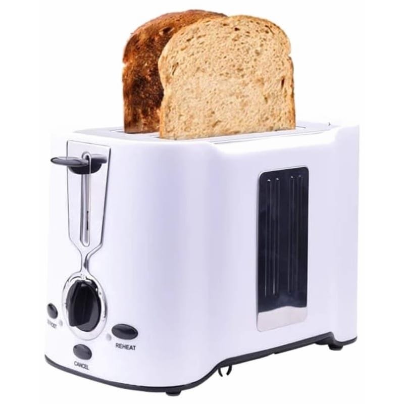 DSP Toaster, 2 Slices KC2038 (White)