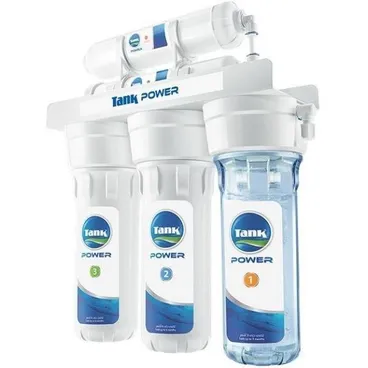 Tank Power Water Filter With Cartridge 5 Stages White