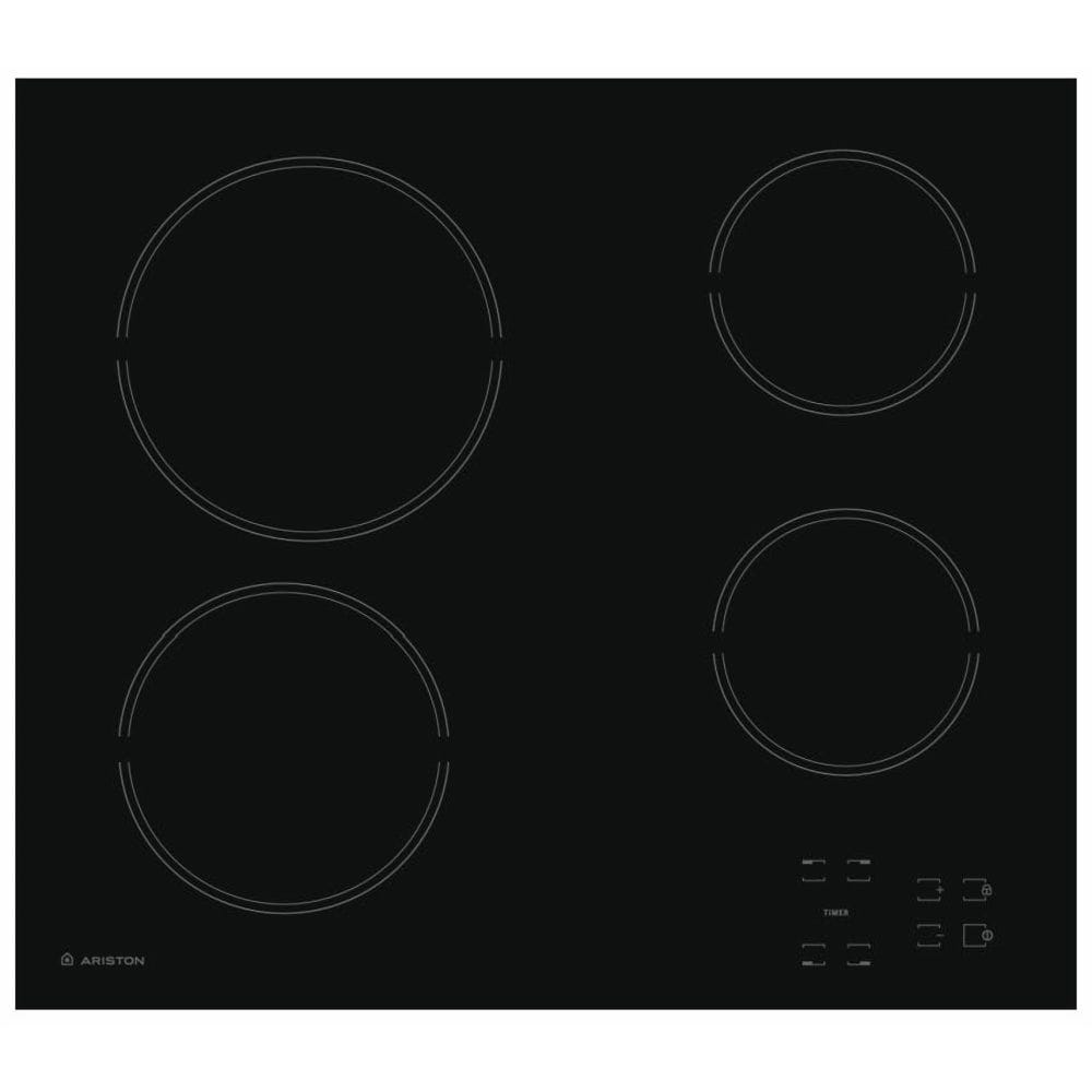 Ariston Built-In Electric Hob 4 Burners 60 cm Black - HR 611 C A