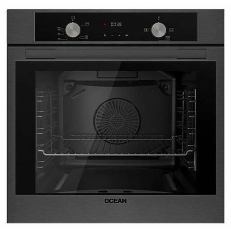 Ocean Digital Built-In Gas Oven With Grill, 60 cm, 69 Liter, Black - OOGR65IBECF2SV