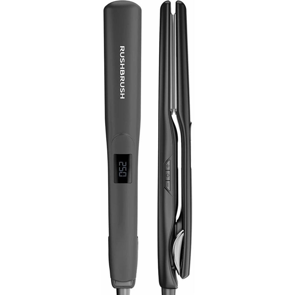 Rush Brush X2 Max Hair Straightener - Black