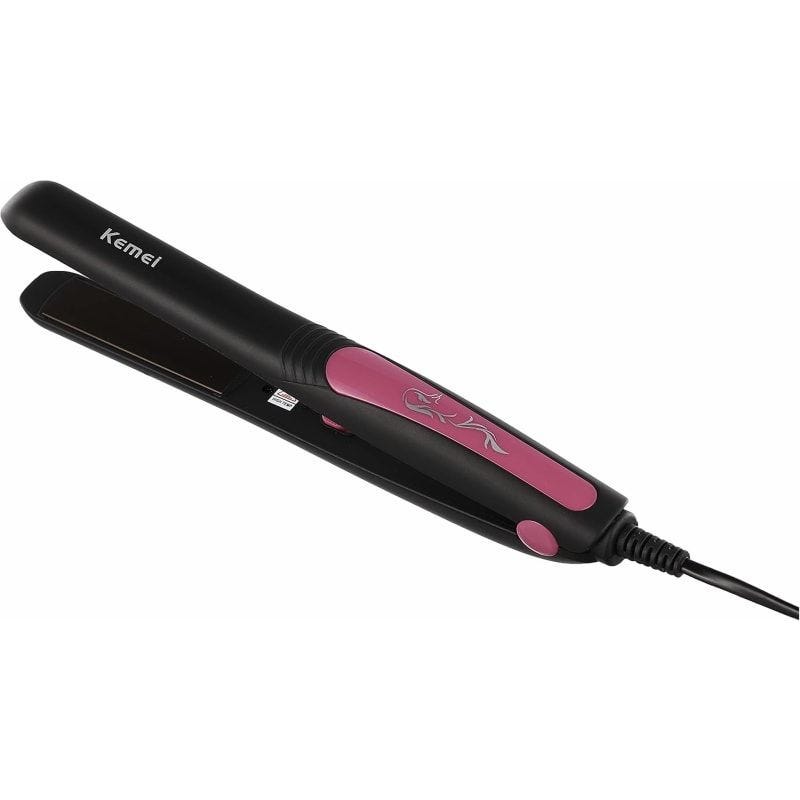 Kemei Professional Hair Straightener, Black - KM-328