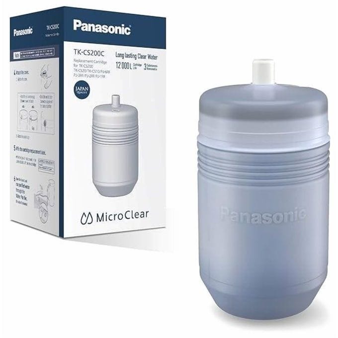 Panasonic MicroClear Replacement Water Filter Cartridge, Grey - TK-CS200C ( International Warranty )