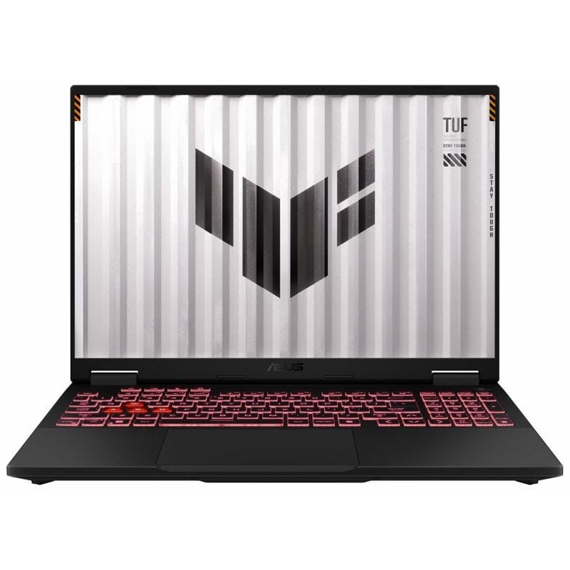 ASUS TUF A16 FA608PM-RV169W Gaming Laptop, AMD Ryzen 9-8940HX Processor, 16 Inch WUXGA Display, 1 TB SSD, 16 GB RAM DDR5, NVIDIA Geforce RTX 5060 8 GB Graphics, Win11, Jaeger Grey - 90NR0MC1-M003T0